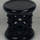 African ebonised Bamileke low stool, Cameroon, 1970s