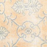 5x8 Shades Of Pale Orange Classic Turkish Vintage Rug, 140x238Cm SK 2296