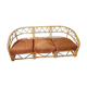 Canapé rotin vintage 3 places, 3 modules- possibilité banquette et chauffeuse