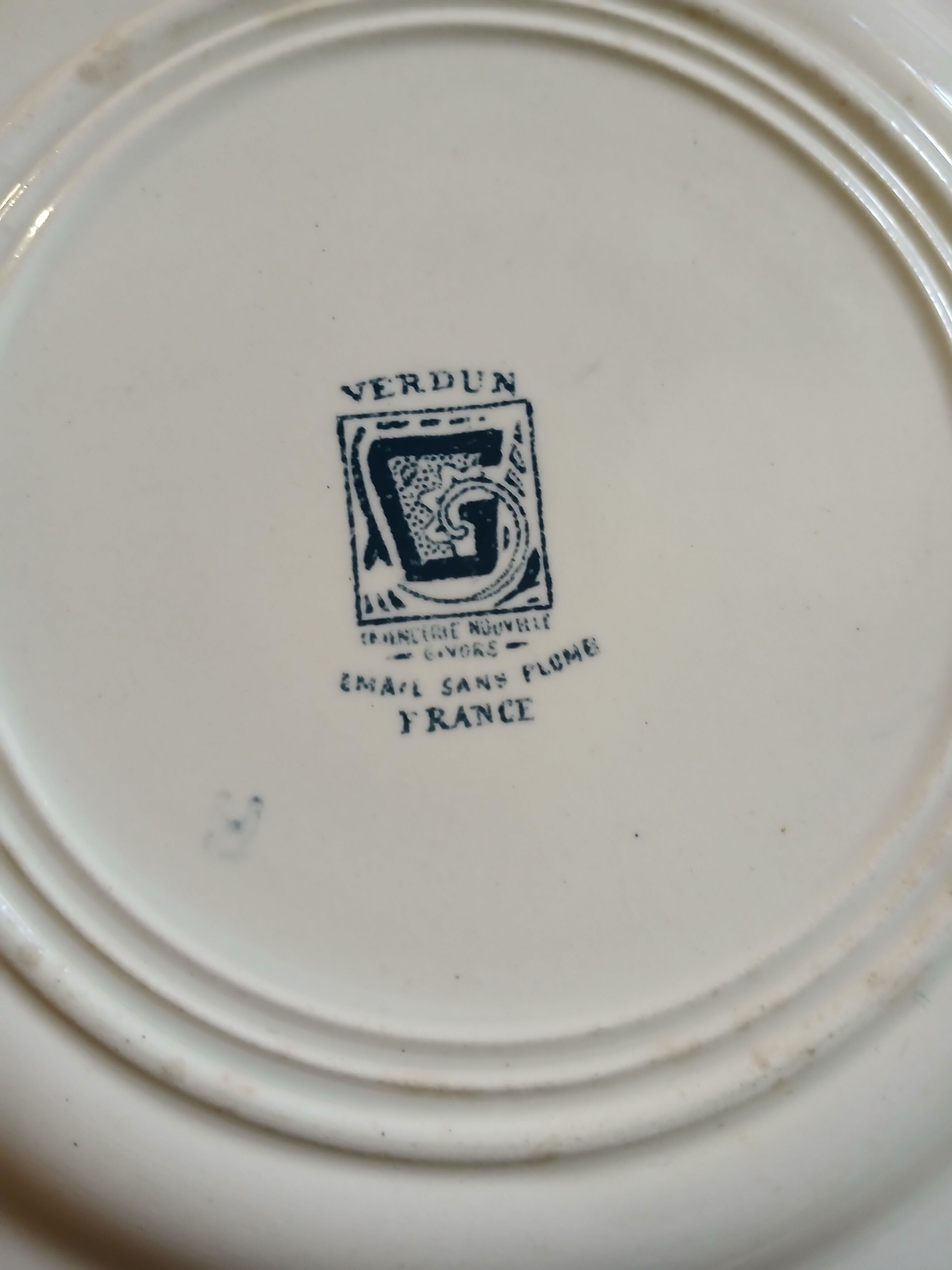 7 antique dessert plates in ironstone