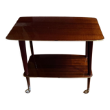 Varnished mahogany server
