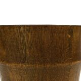 Vintage umbrella holder wooden basket storage 1960 minimalist design