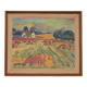 Original Swedish Oil on Canvas – “Landskap” – Vintage & Framed