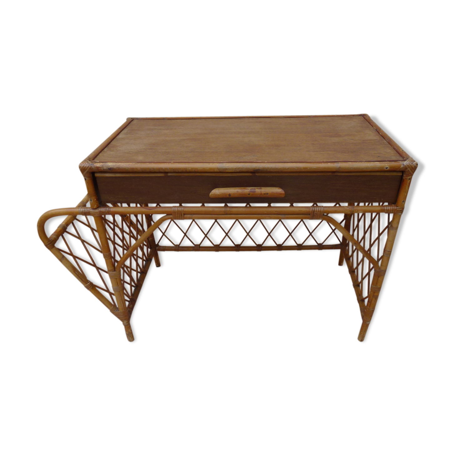 Rattan desk