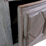 Original Painted Food Cabinet Grey Colour, Spanish Origin From 1720s