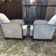 Duo de fauteuils club vintage