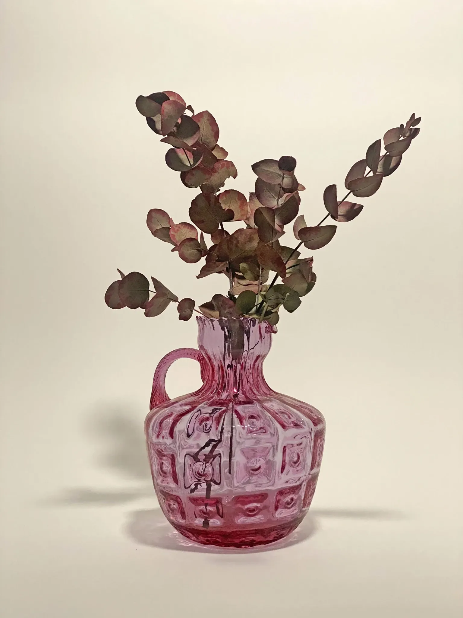 Italian carafe made of blown glass