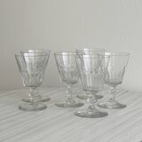6 glass stemware glasses