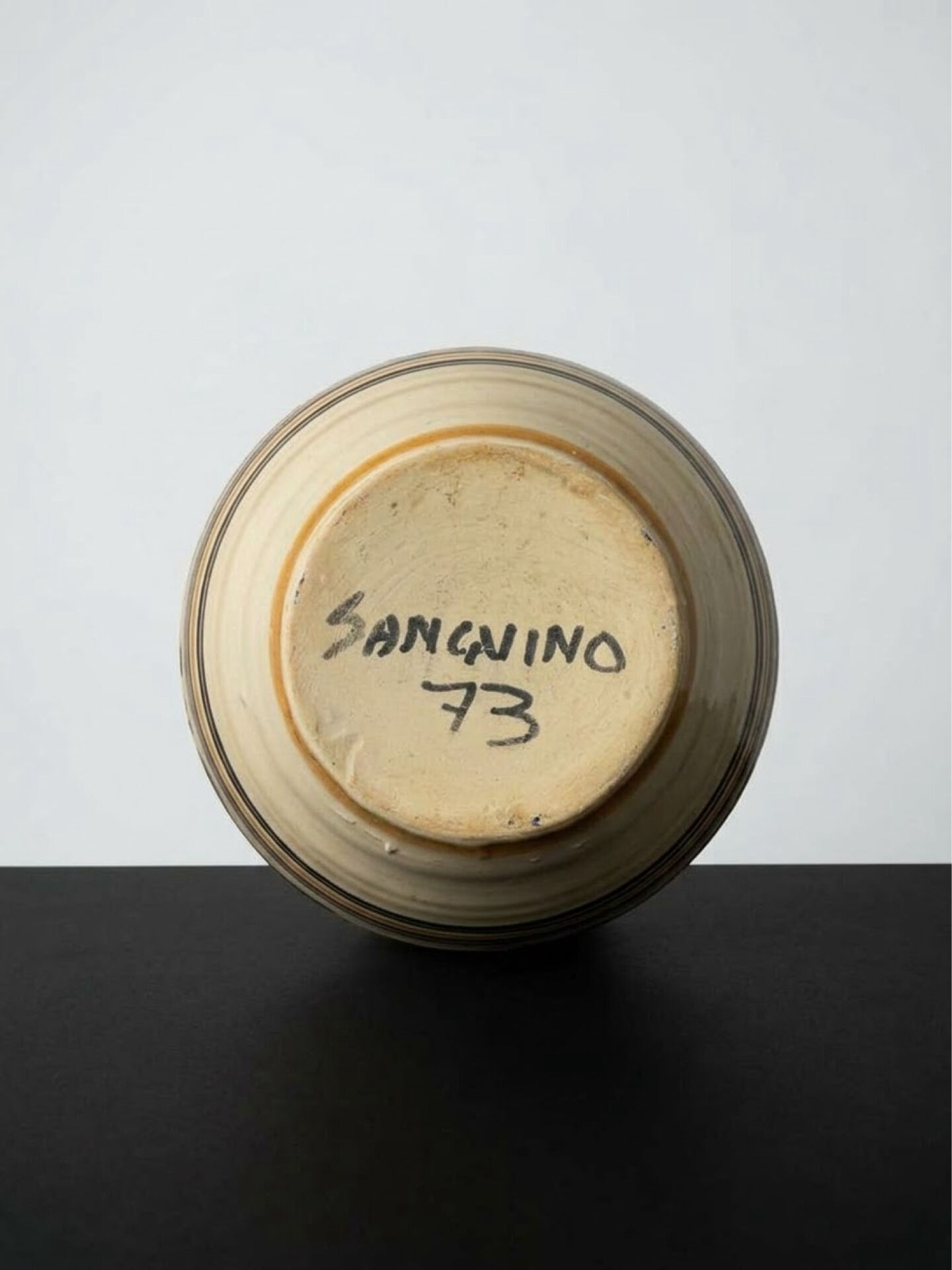 Glazed ceramic vase – Pablo Sanguino (Toledo, Spain), 1973