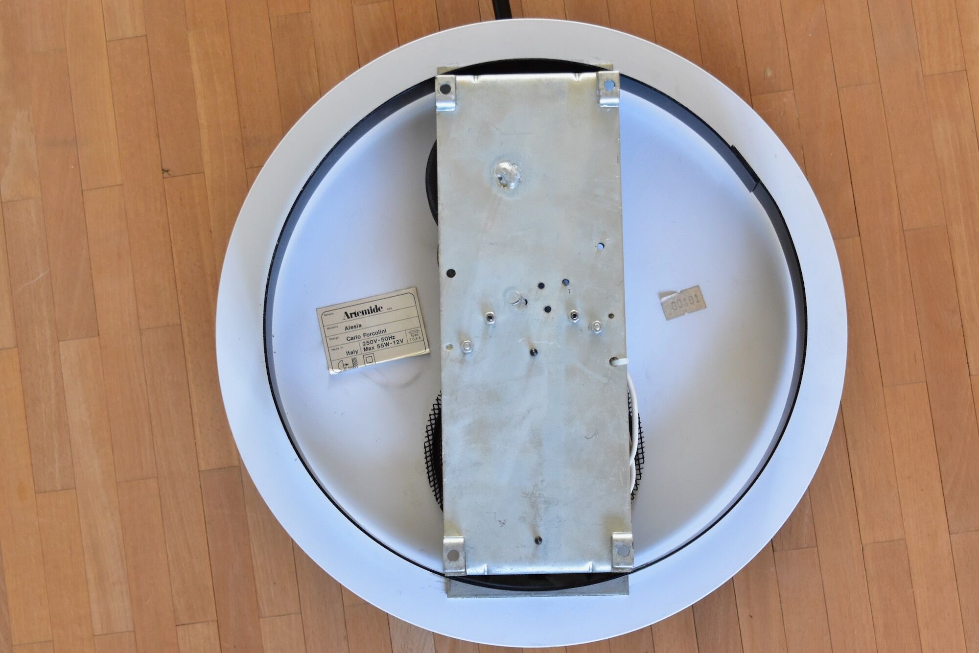 1980s Alessia Ceiling Lamp by Carlo Forcolini for Artemide, Made in Italy