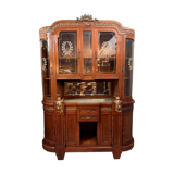 Très Rare buffet bibliothéque aux Putti Empire de forme demie lune