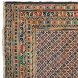 Ethnic Afghan kilim in handmade wool 200x118 cm