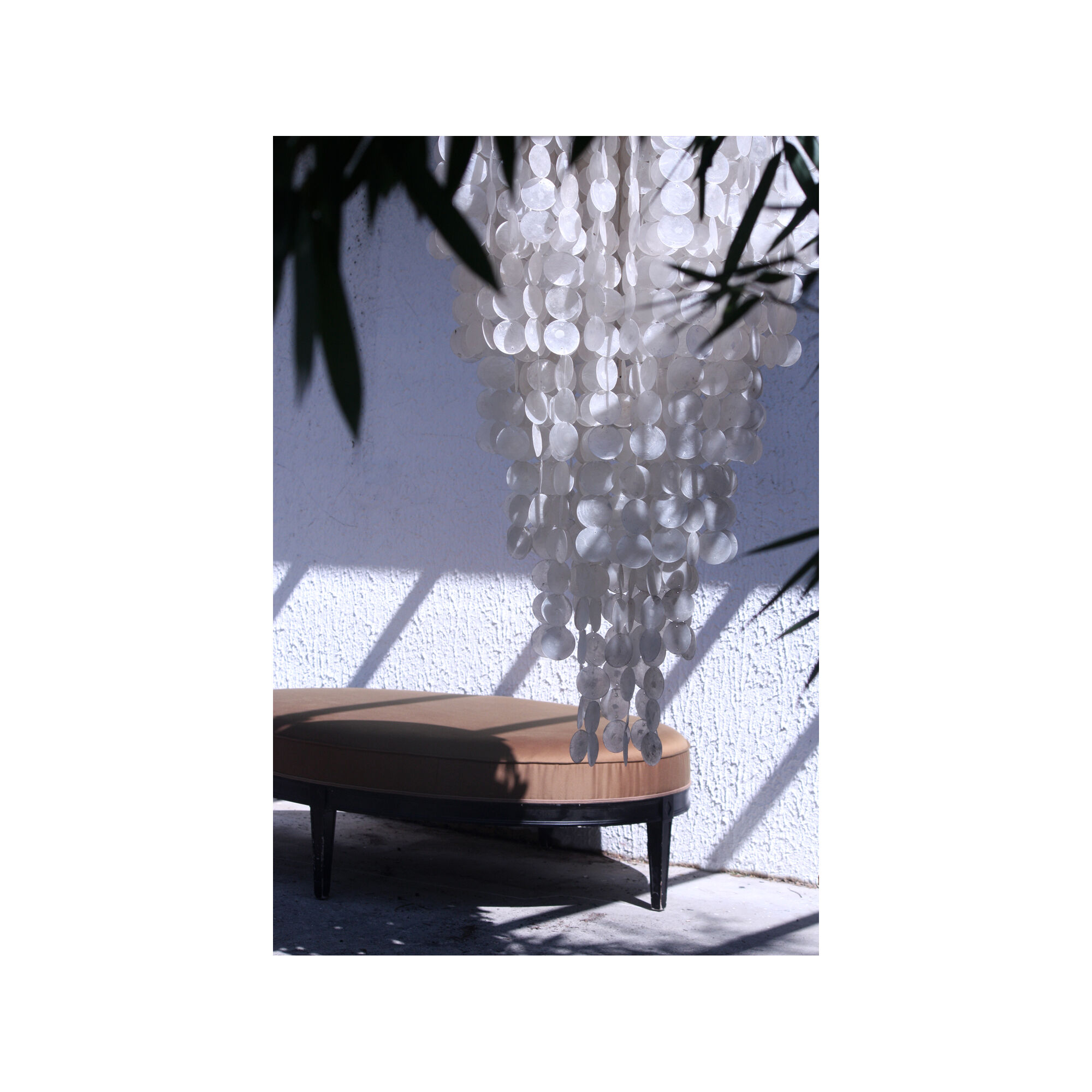 Mother-of-pearl chandelier