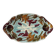 Serving dish for asparagus and artichokes in faience, late 19th century.