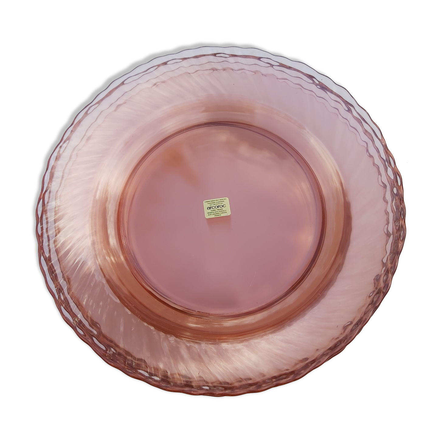Lot De 2 Assiettes Creuses Roses Arcoroc Selency