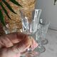 6 verres à liqueur sur pieds