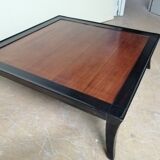 Square coffee table in cherry