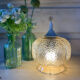 Vintage glass pendant light 1960 1970