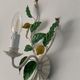 Pair of Italian metal lemon sconces, Firenze House, 1970