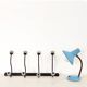 Lot: porte manteau + lampe années 50