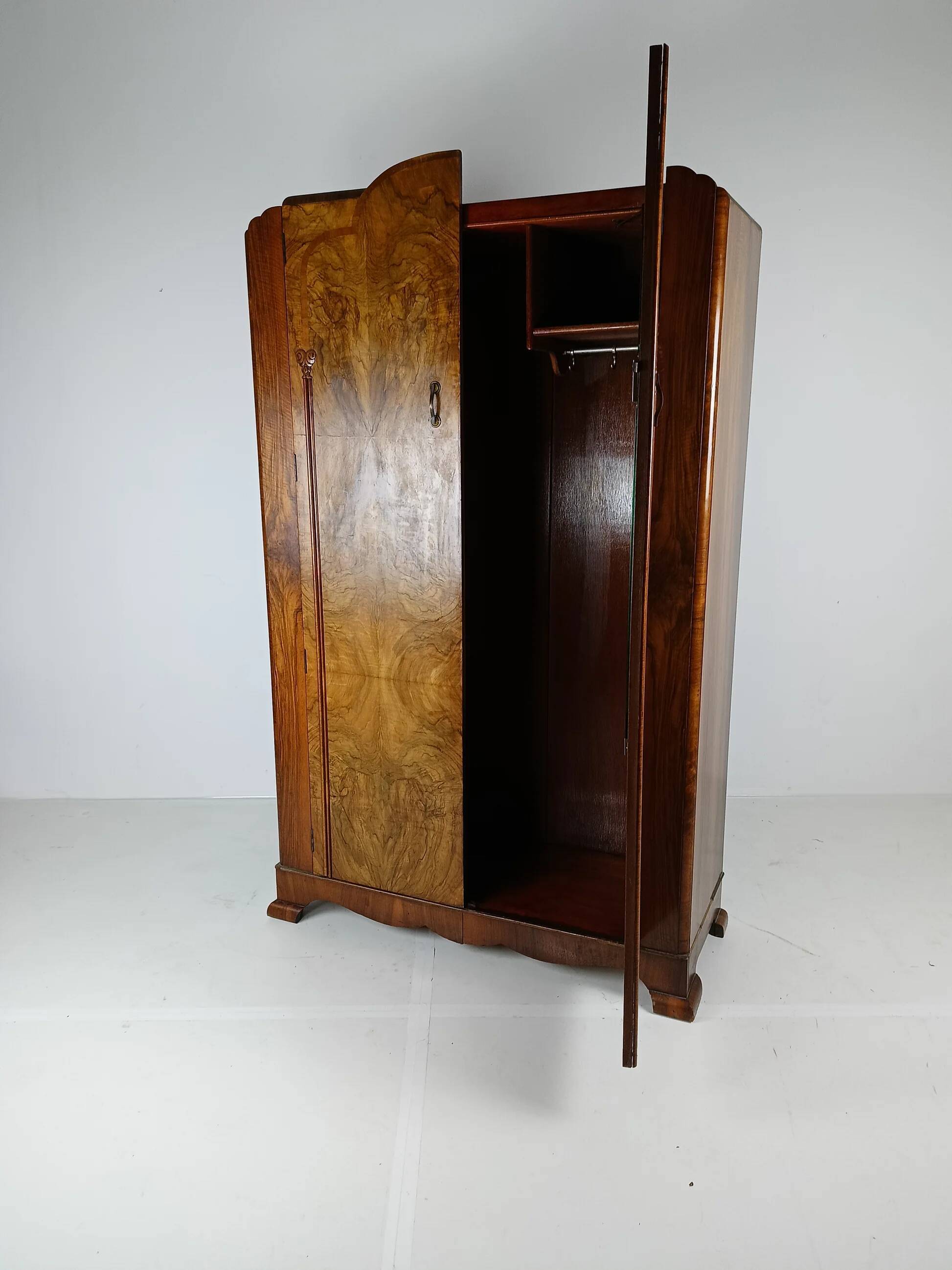 English antique wardrobe 1920's