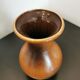 Brown vase marked Austria
