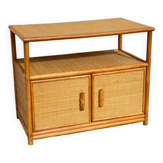 Bamboo buffet 80s vintage