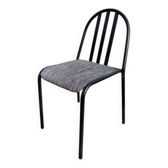 Black metal chair Mallet Stevens