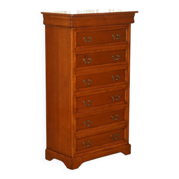 Large tall drawer unit Consorzio Mobili in cherry wood