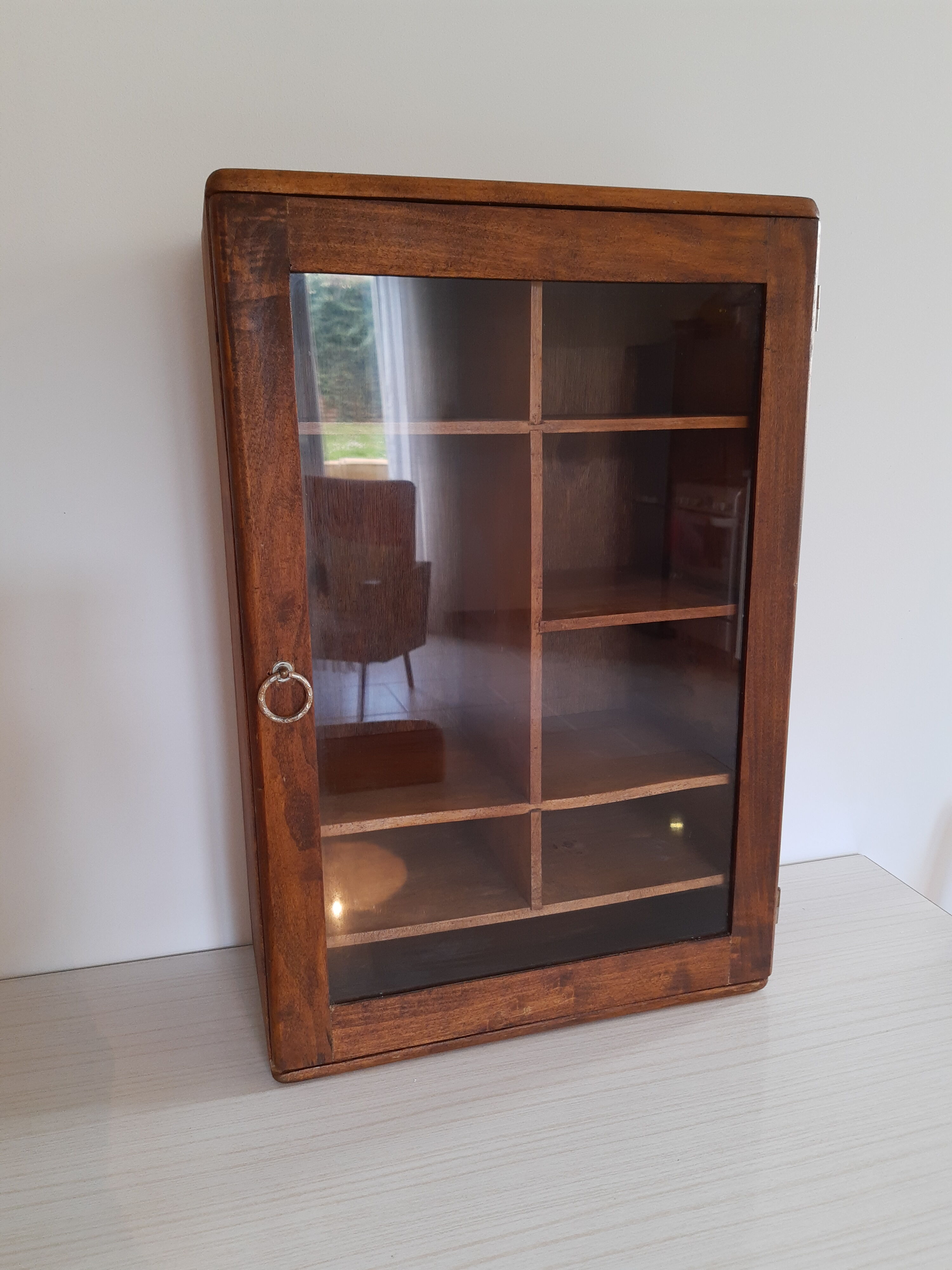 Vintage wood medicine cabinet