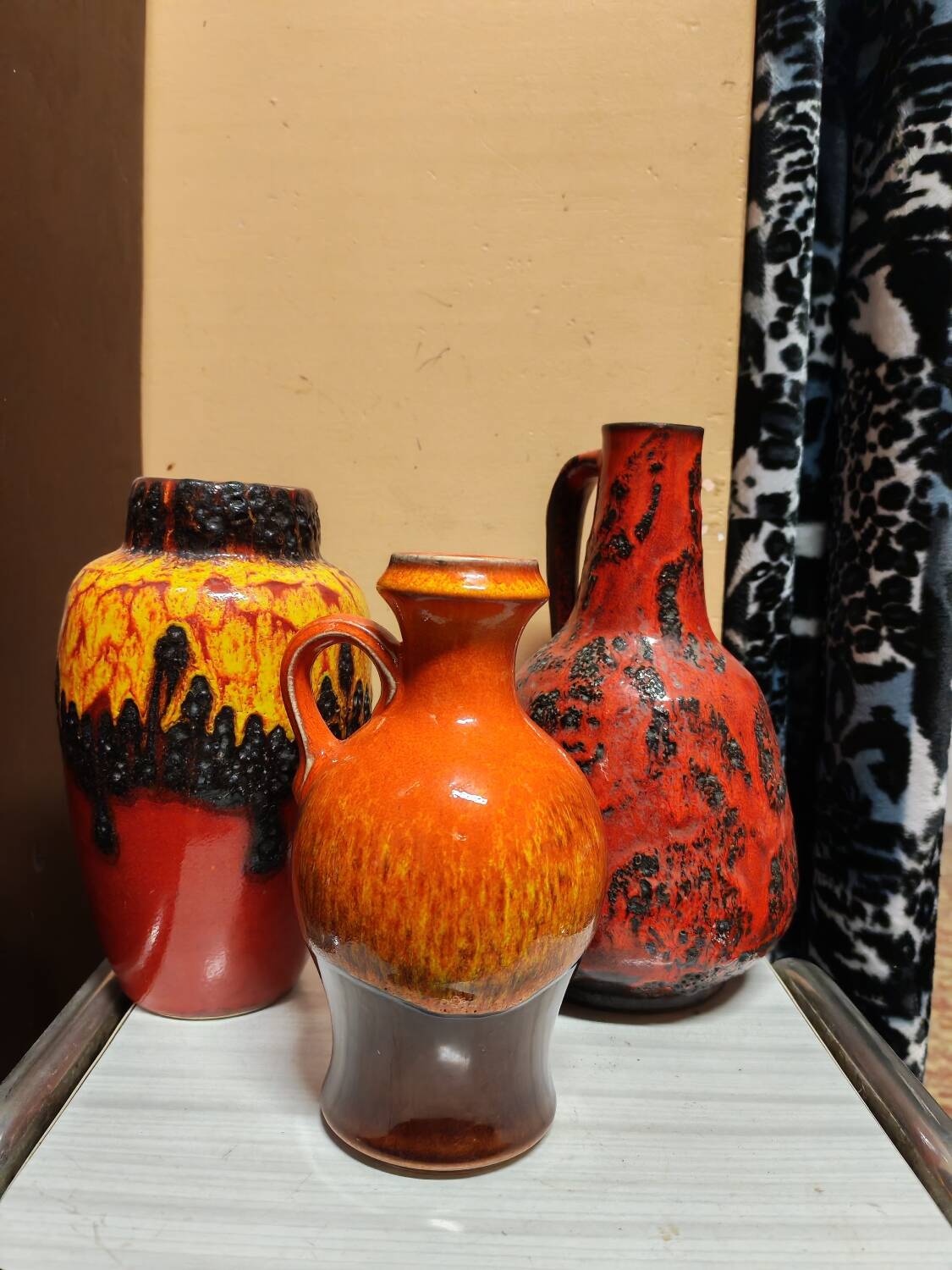 Set of seventies vases