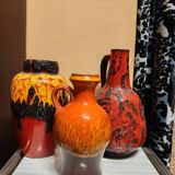 Set of seventies vases