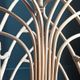 Rattan umbrella holder, vintage rattan plant holder, basket