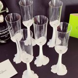 Flutes perrier-jouet signed daniel arsham