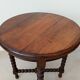 Side table from the 40s/50s in turned wood, Louis XIII style