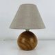 80s pine ball lamp