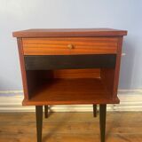 Wooden bedside table