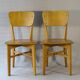 Lot de 4 chaises style Prouvé "Recontruction" - réedition 1980 -