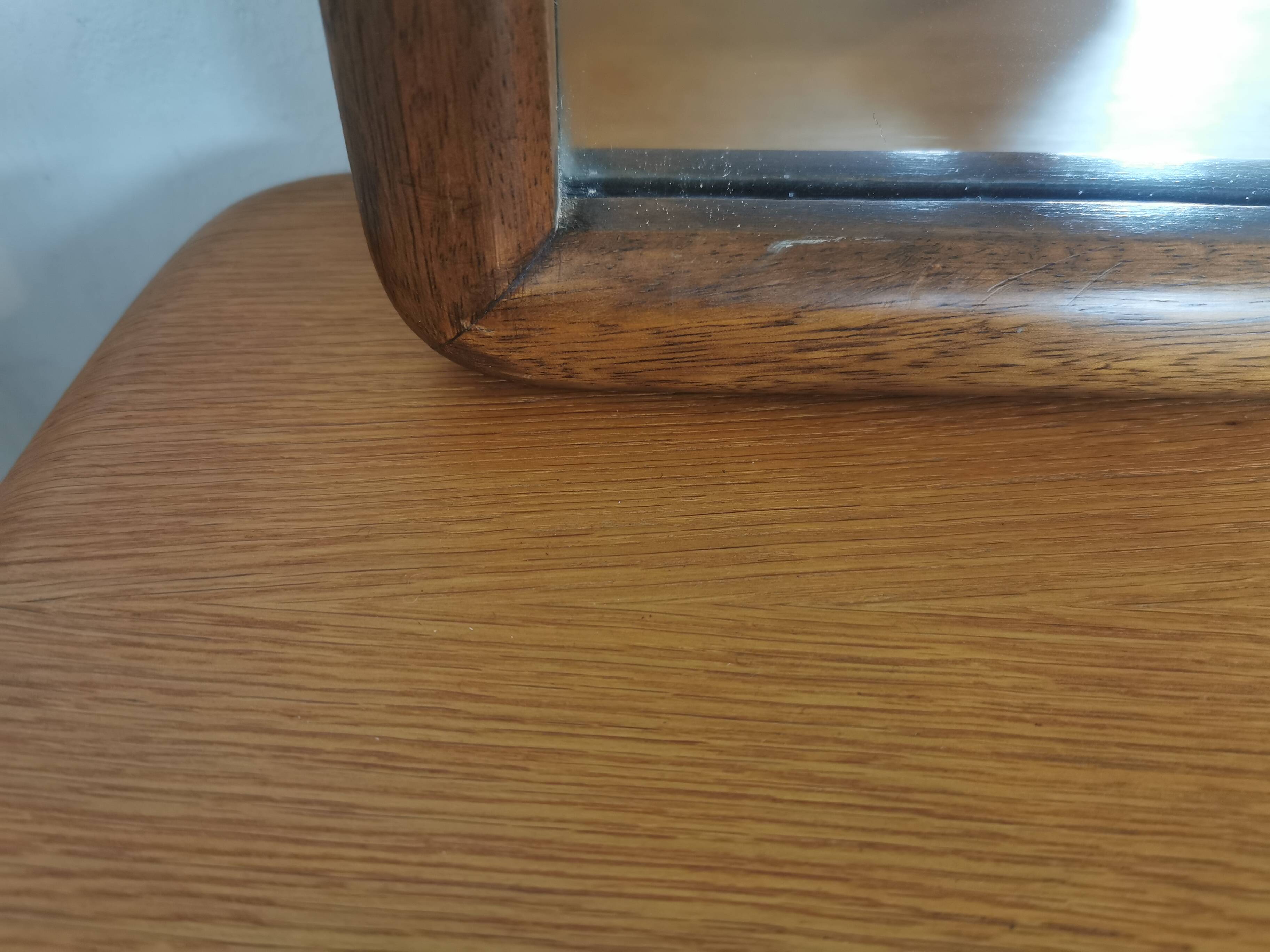 Scandinavian mahogany mirror