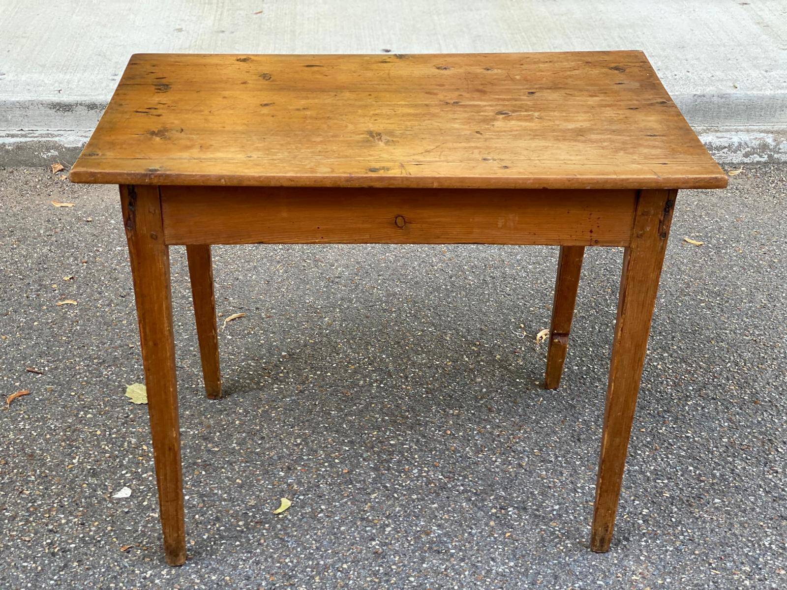 Vintage solid wood office table