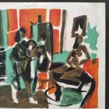 Lithograph by Marcel Mouly