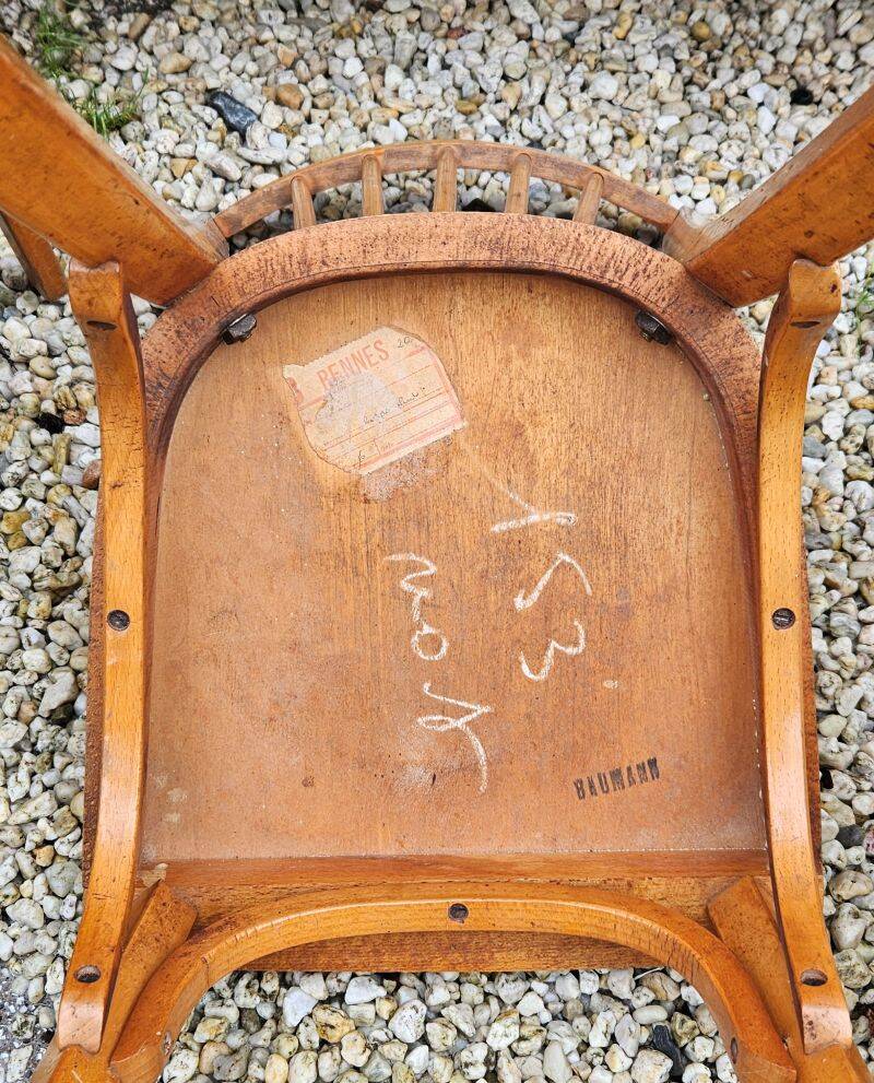 4 Vintage Baumann Bistro Chairs from the 50s/60s