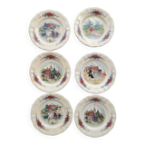 6 Obernai dessert plates