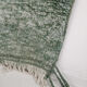 Moroccan Berber carpet Beni Ouarain mottled green 256x216cm
