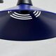 Postmodern blue metal pendant light Glossy