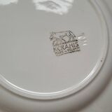 9 antique dessert plates