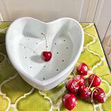 Heart-shaped fruit drainer dish