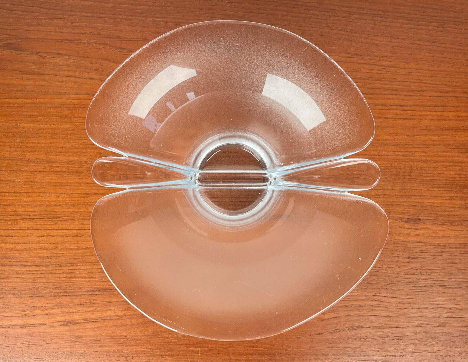 Vintage Danish glass bowl by Holmegaard, 1970s