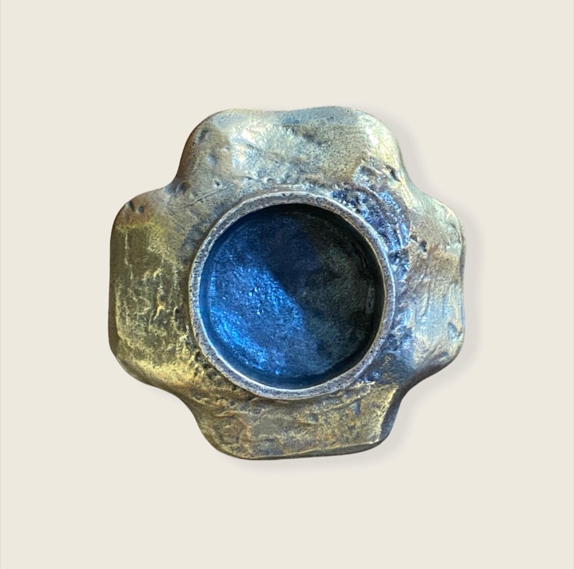 Brutalist candle holder