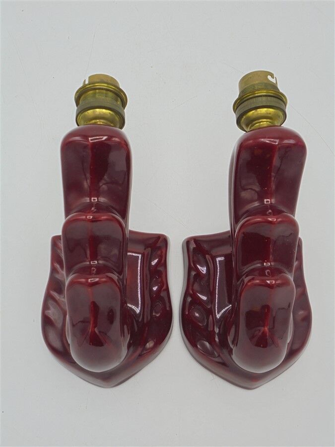 Pair of art deco sconces